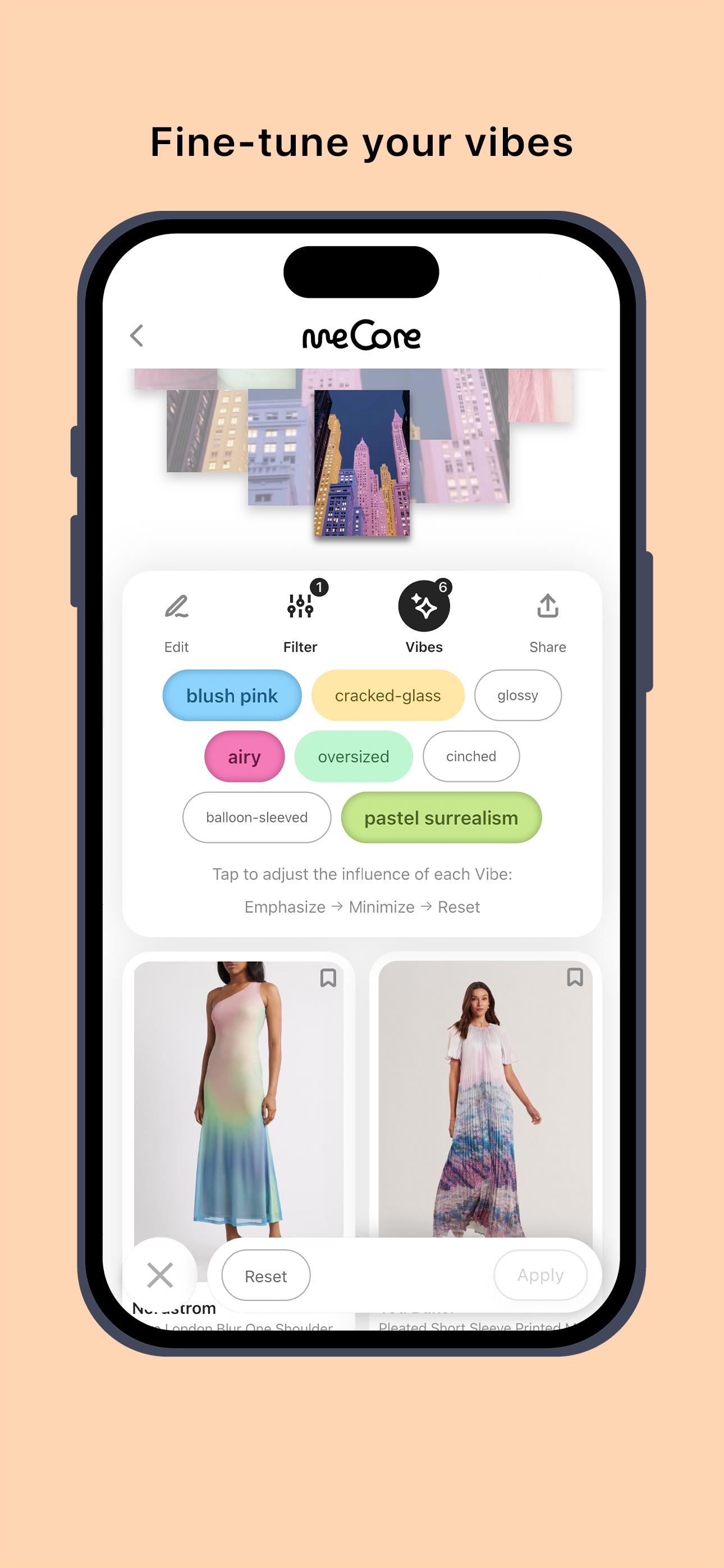 meCore app: Fine-tune your vibes