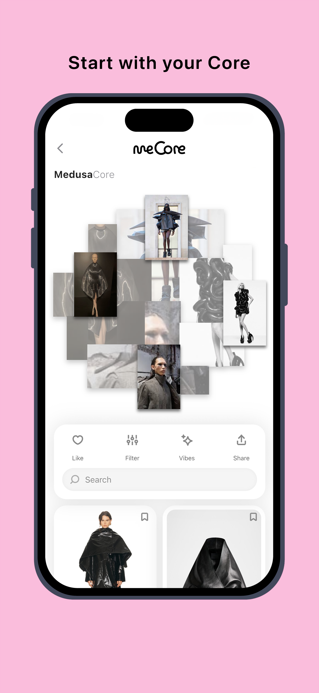 meCore app: Start with your Core
